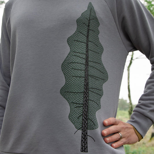 Tanne Pullover in lava grey XS-XL
