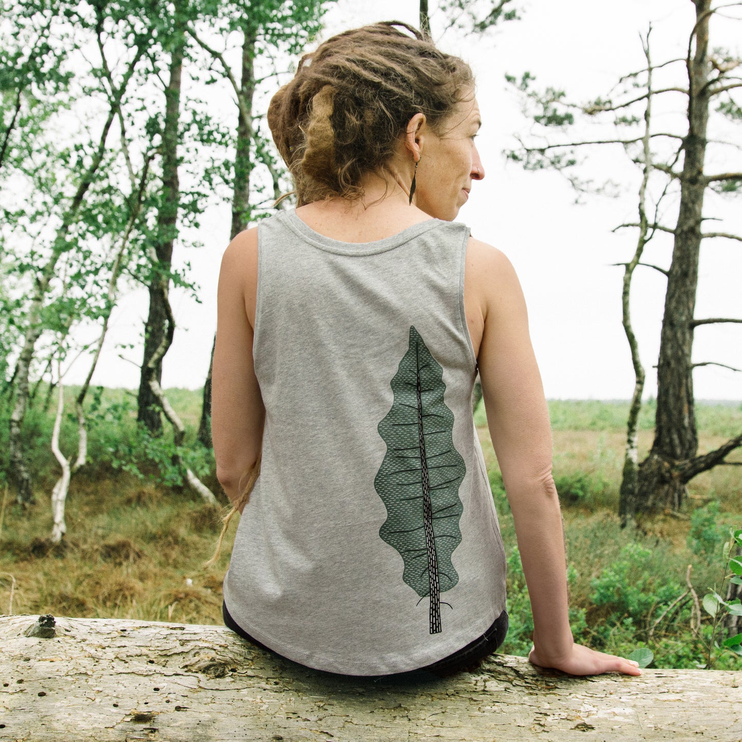 Tanne Tank-Top in heather grey XS-XXL