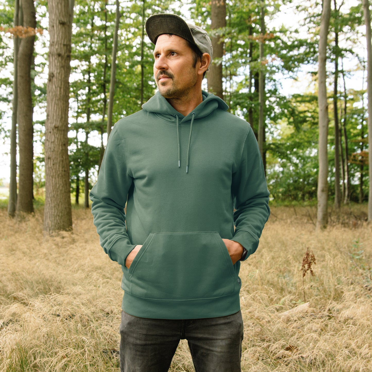 Erle mit Elster Hoodie unisex in green bay XXS-XXL