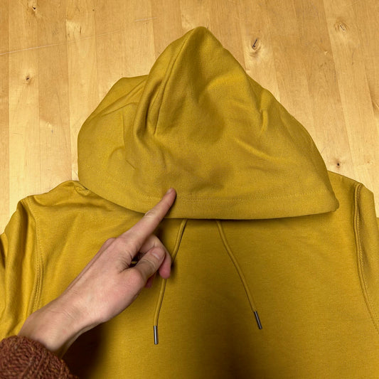 B-Ware Franzi Fuchs Hoodie unisex in ochre XS