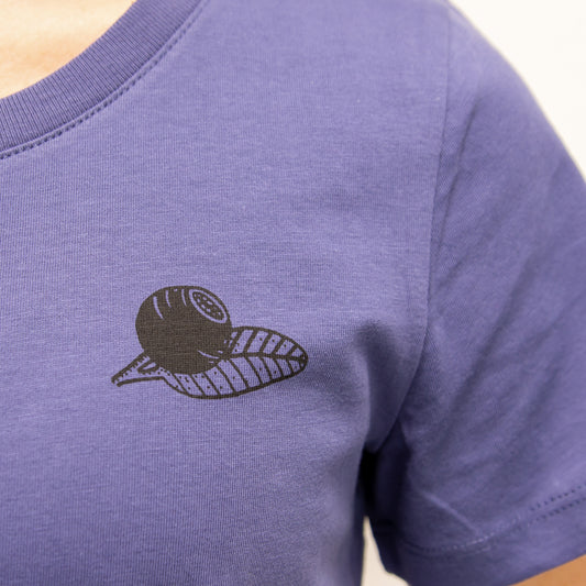 Basic Unique - 2er Pack Damen T-Shirts Blaubeere & Rentier