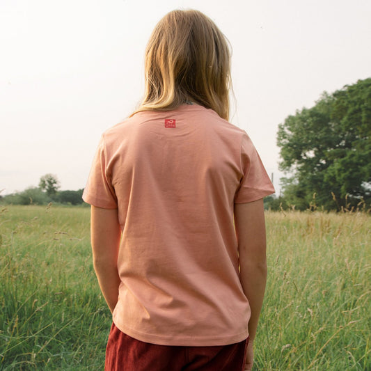 Erdbeer T-Shirt in rose clay 122-140