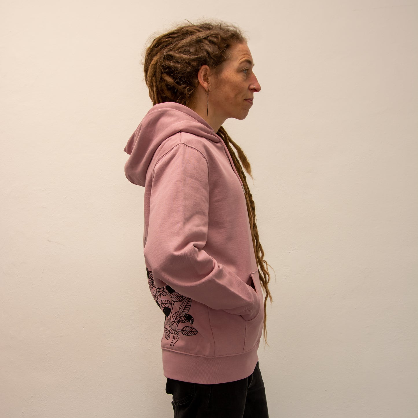 unikat Blaubeer Hoodie unisex in Lilac Dream XS