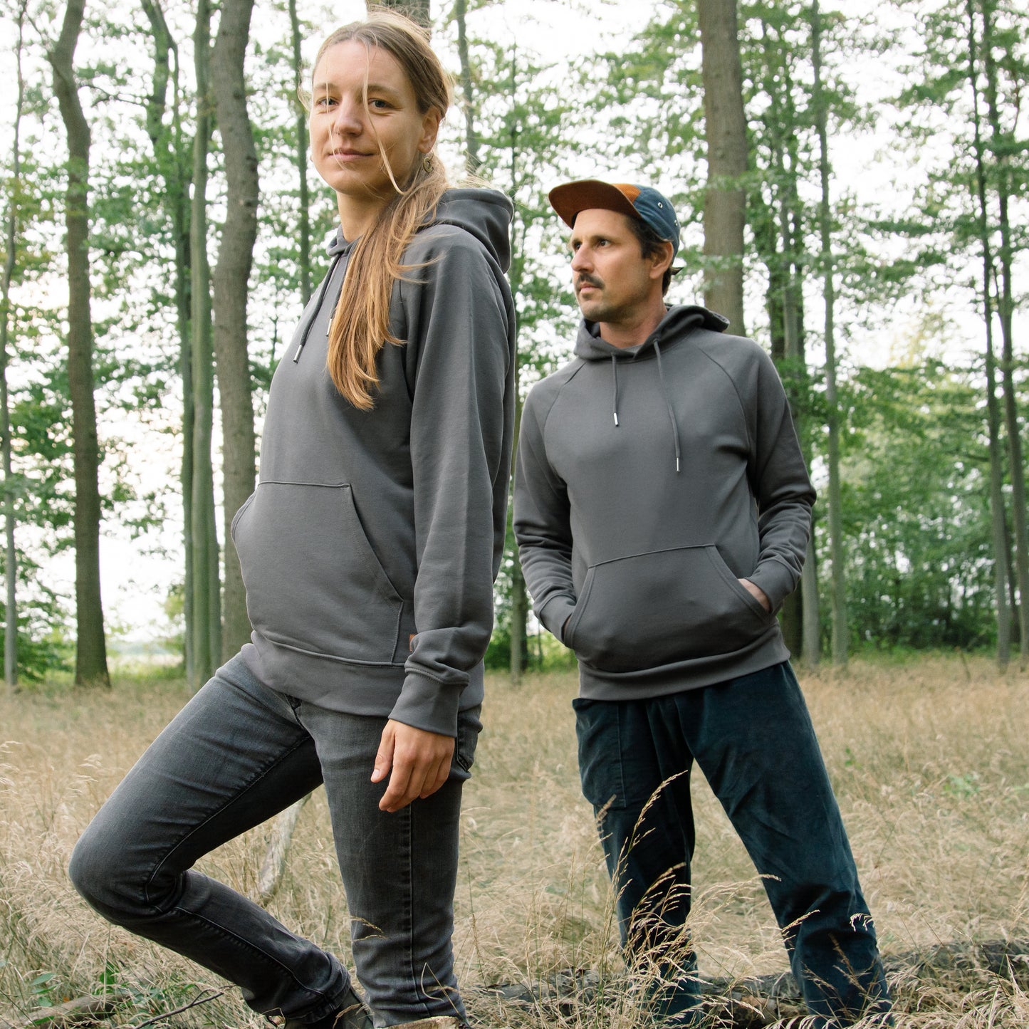 Greta Assel Hoodie in anthracite S-XXL