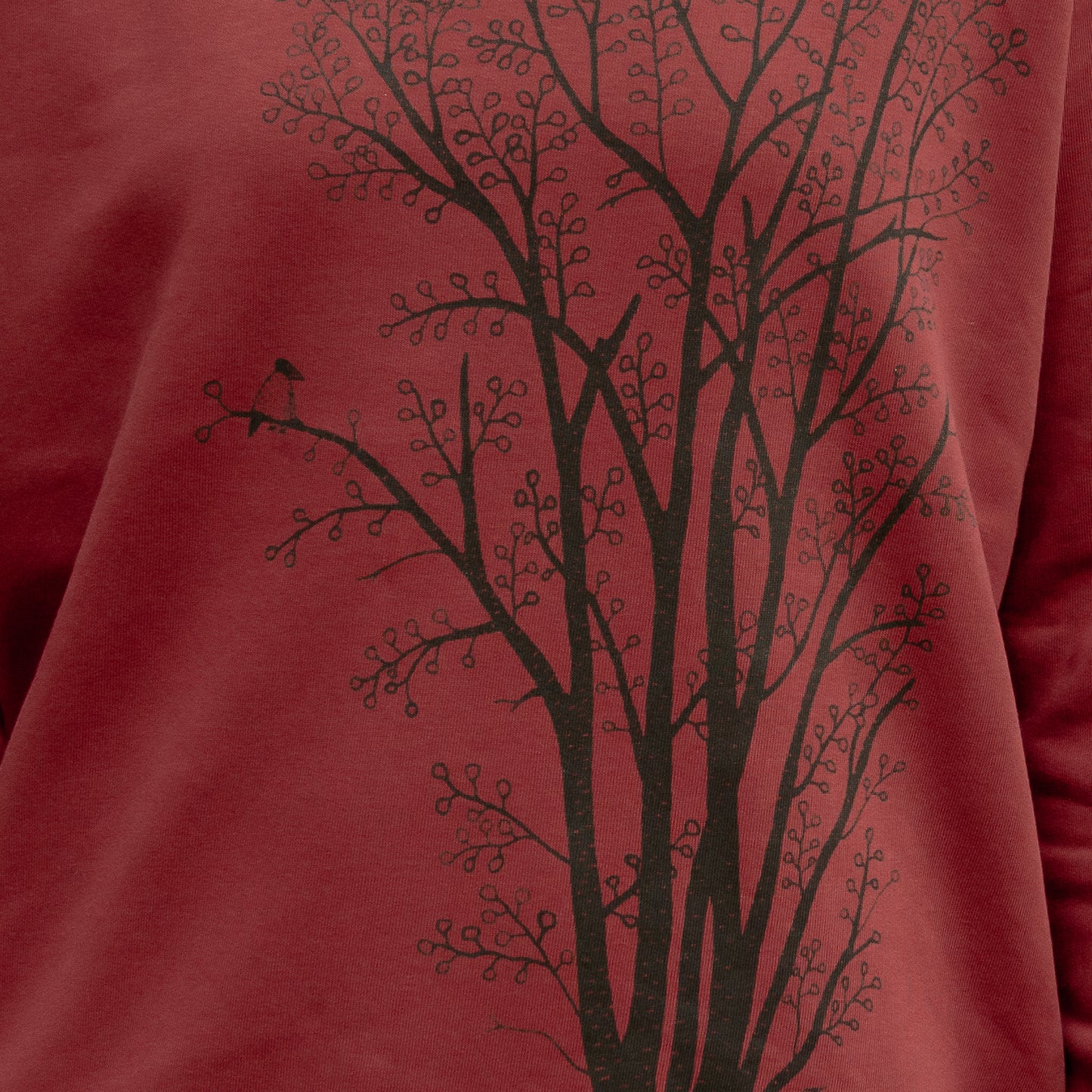 Erle mit Elster Pulli in burgundy XS-XXL