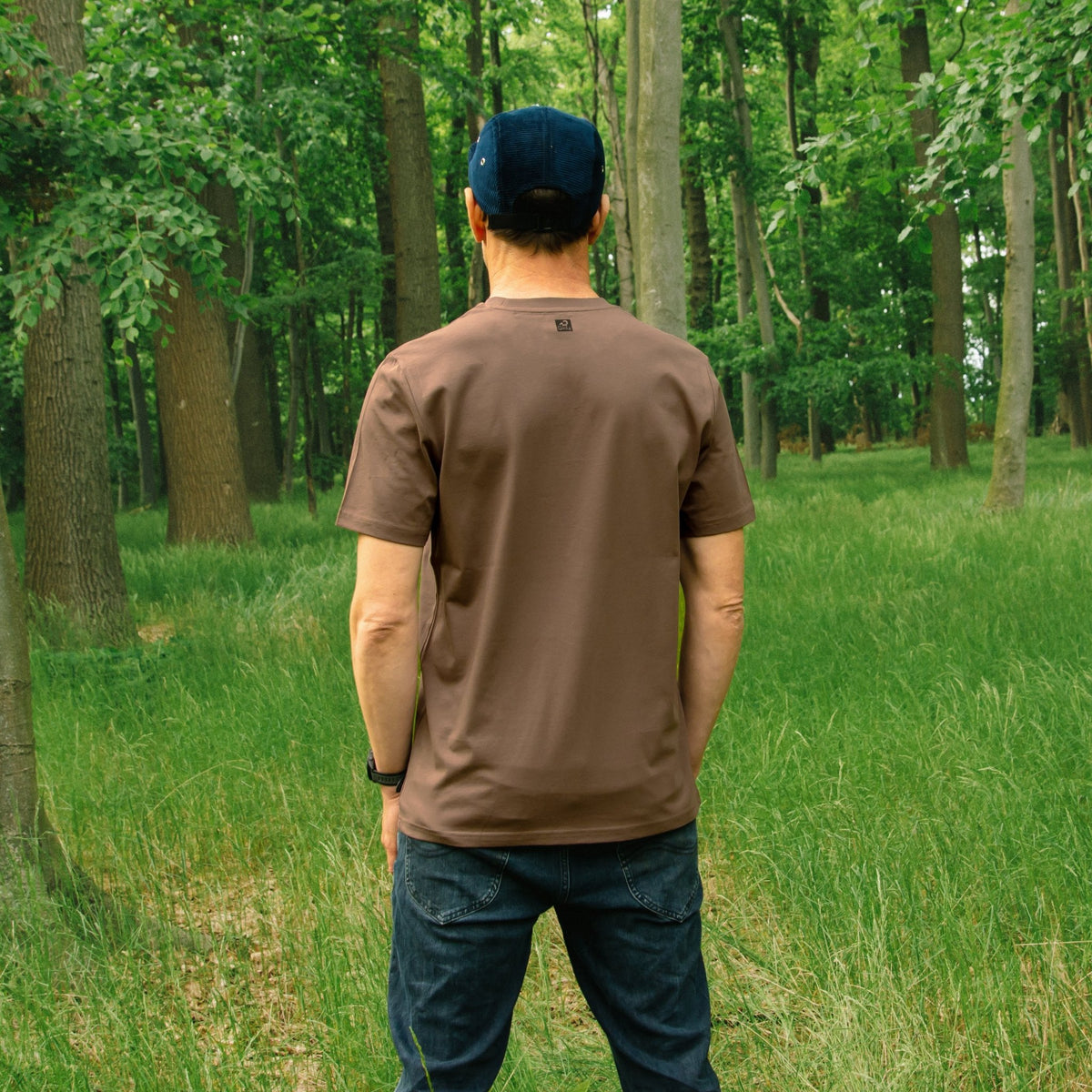 Kaffee-Hörnchen T-Shirt in mocha XS-XXL