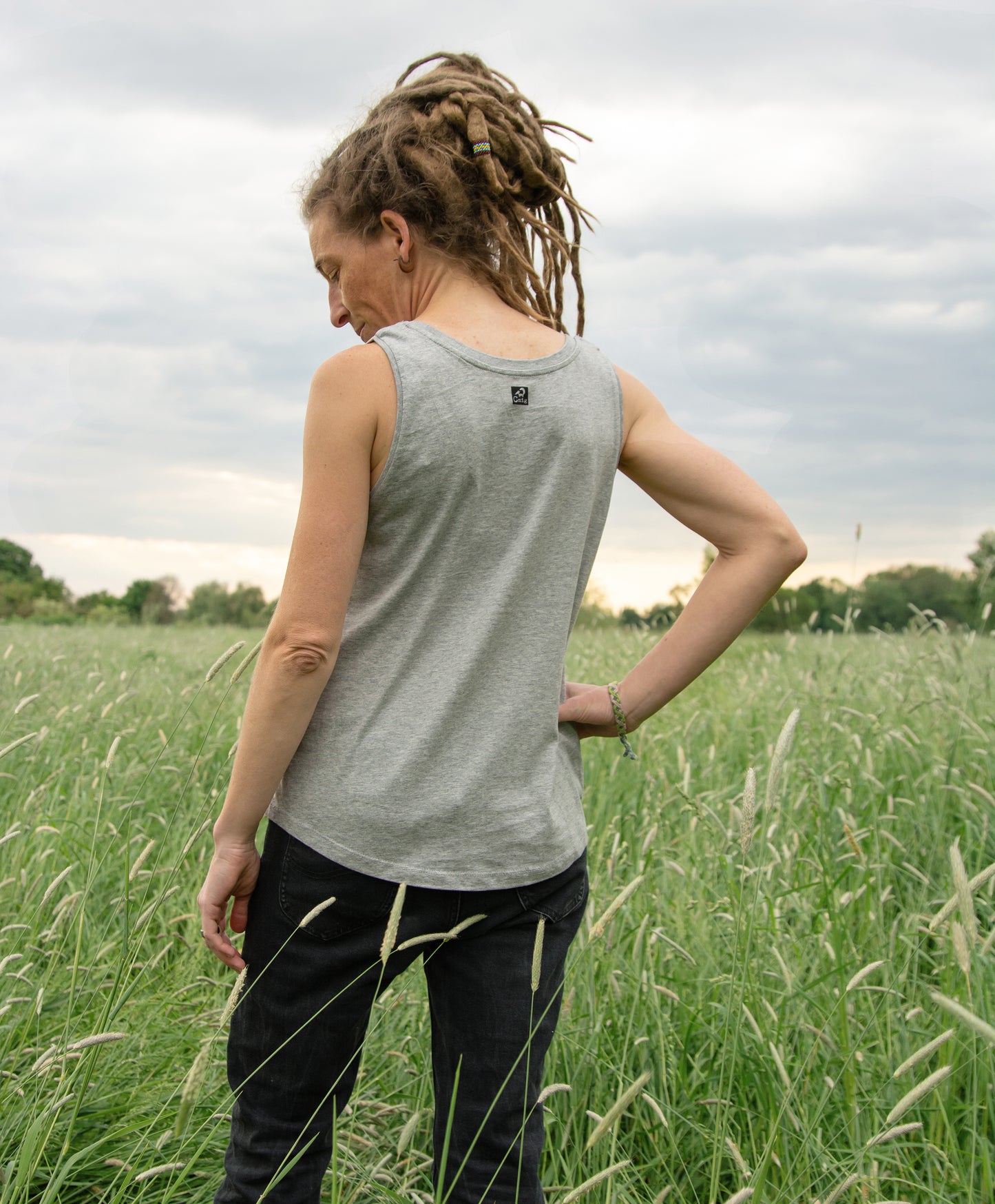 Franzi Fuchs Tank-Top in heather grey XS-XXL