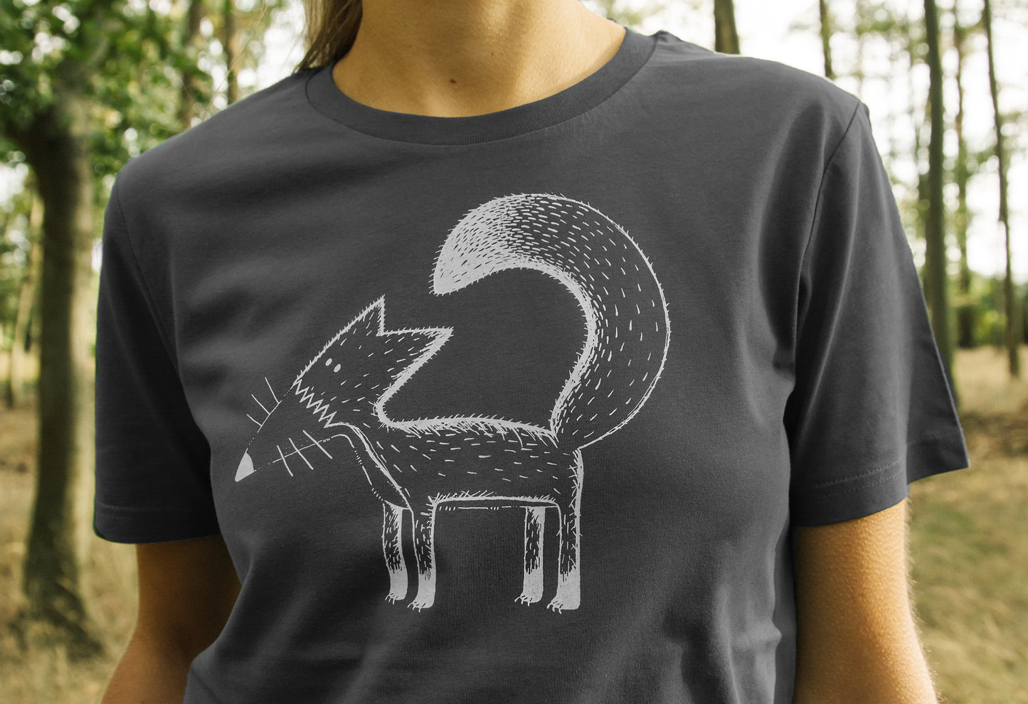 Franzi Fuchs T-Shirt unisex in anthracite XS-XXL