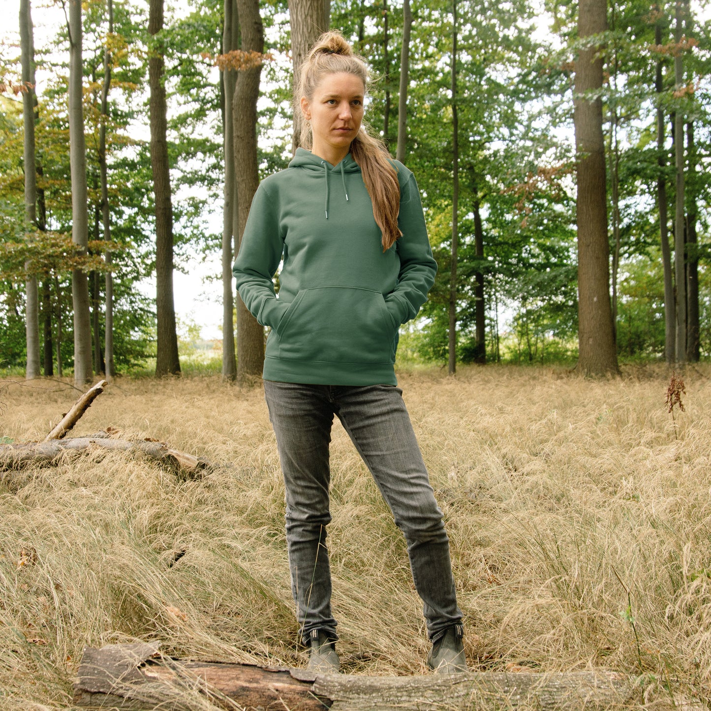Erle mit Elster Hoodie unisex in green bay XXS-XXL