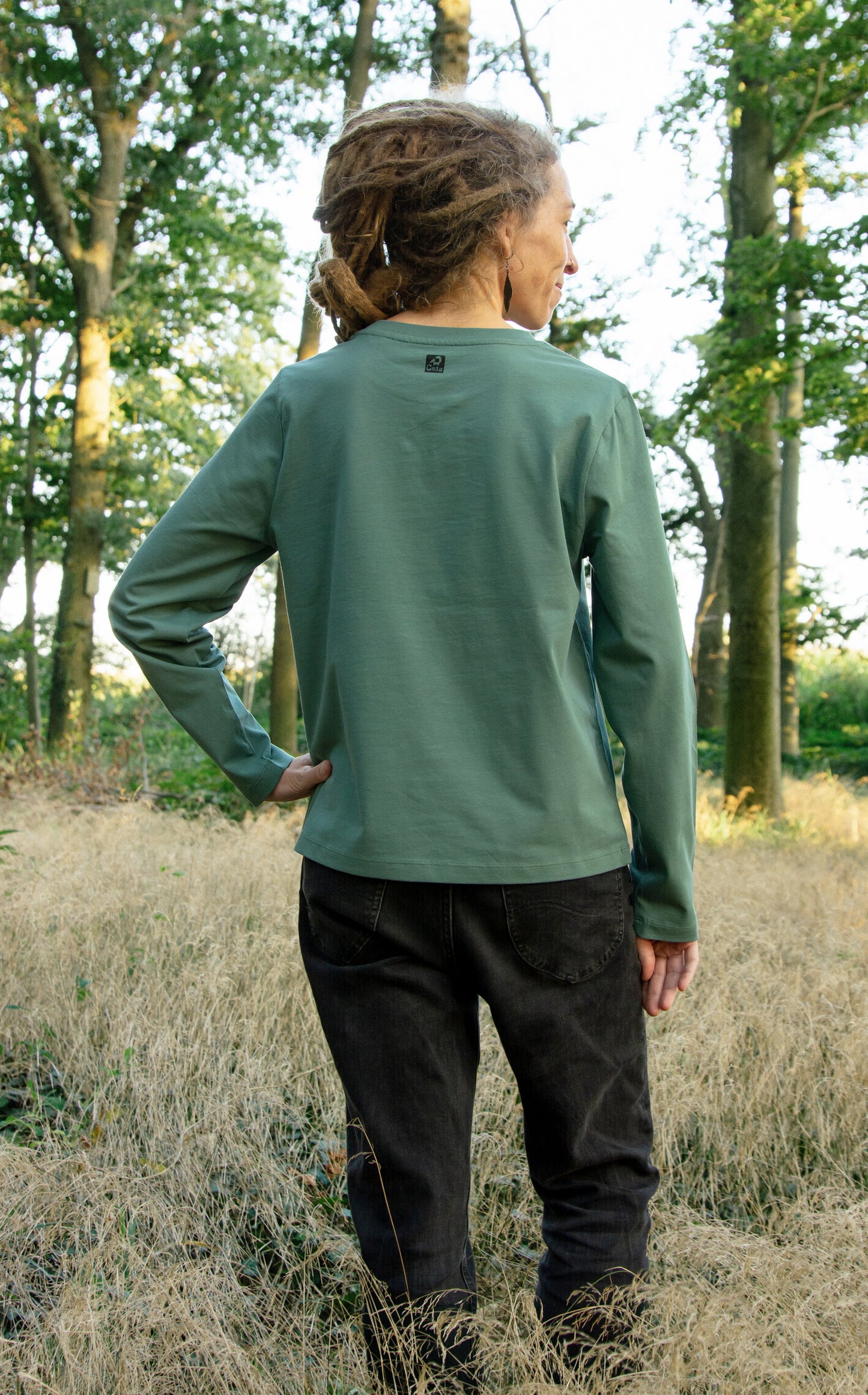 Waldwiese Langarmshirt in green bay XS-XXL