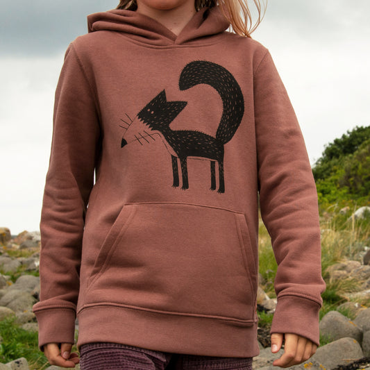 Franzi Fuchs hoodie in heritage brown