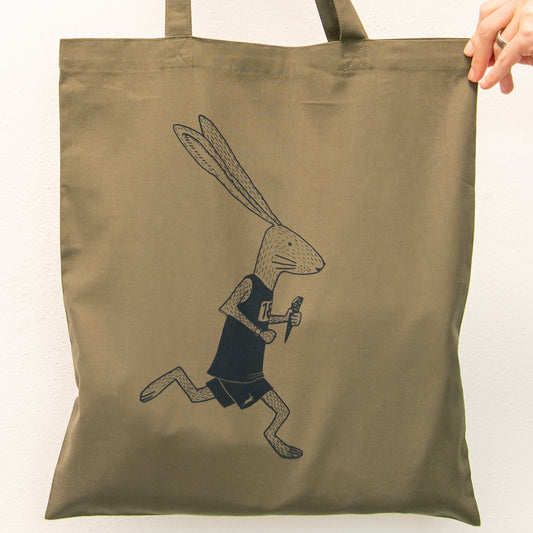 Laufhase Tasche in khaki