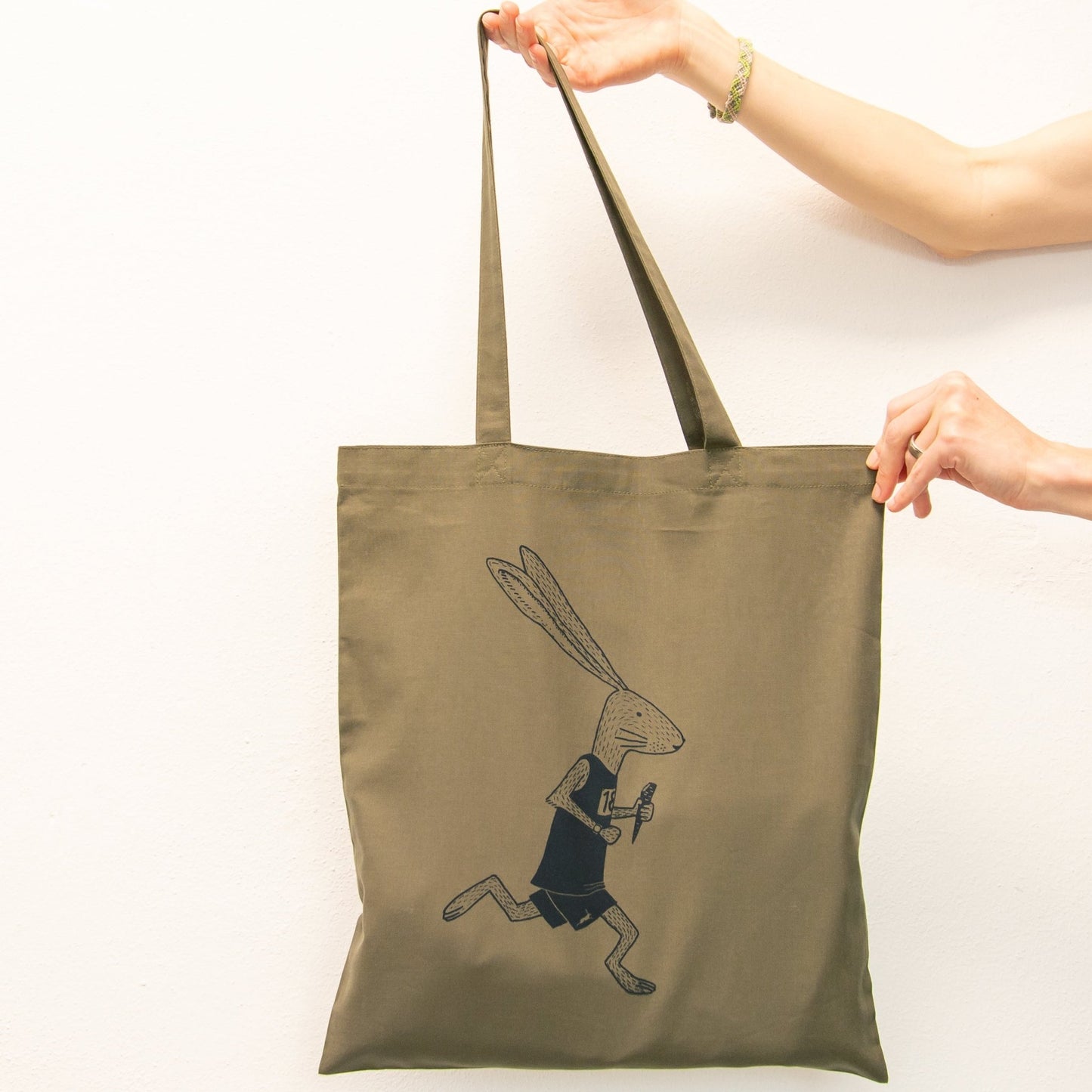 Laufhase Tasche in khaki