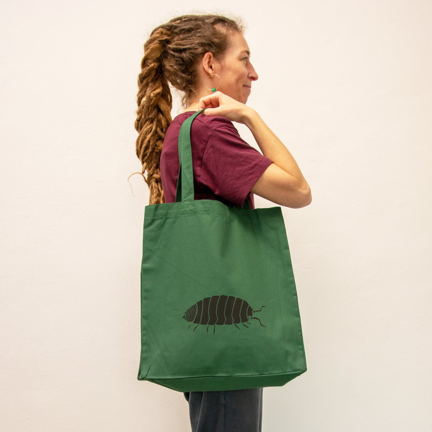 Assel Tasche in bottle green
