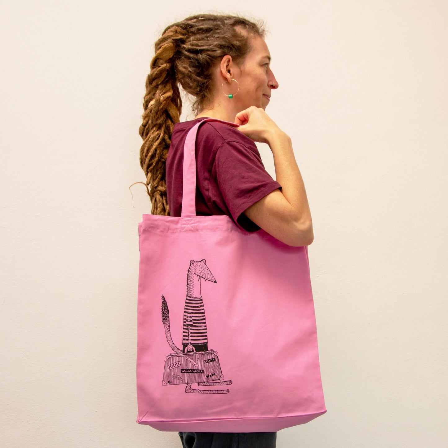 Reisewiesel Tasche in bubble pink