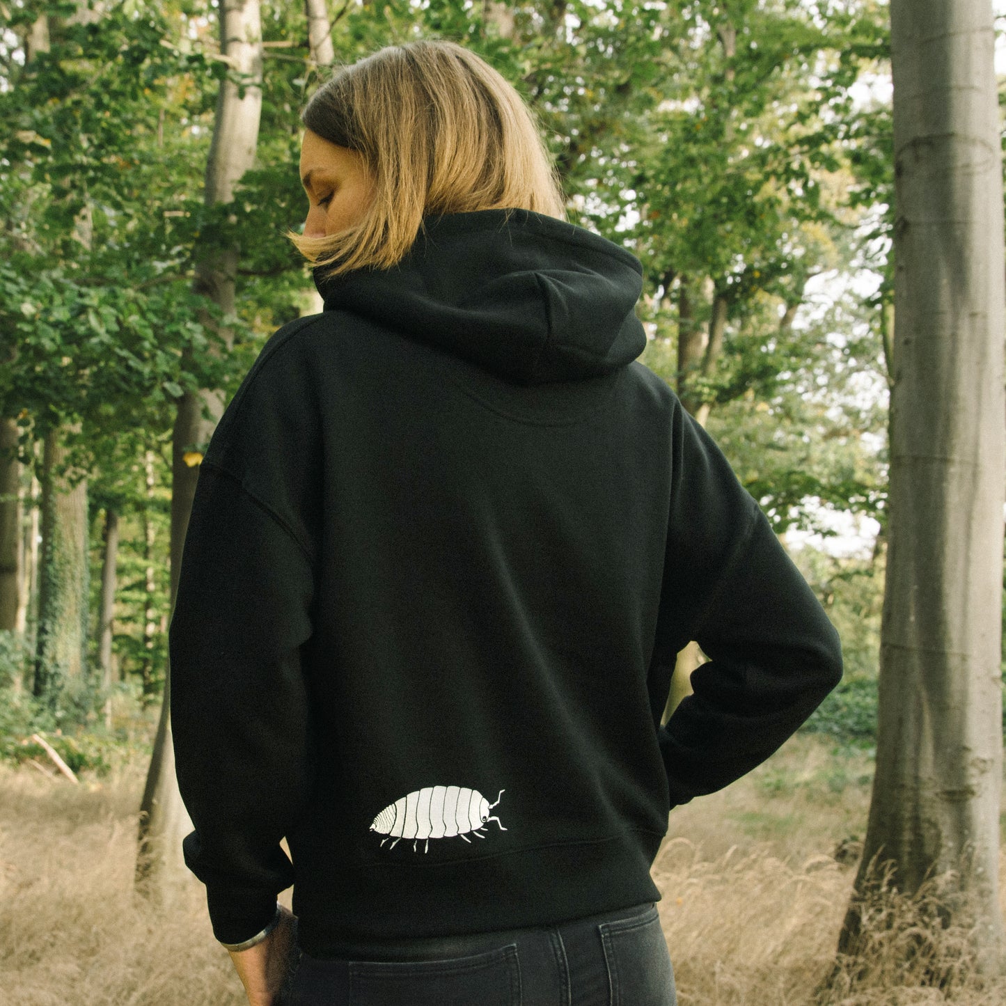 Assel Hoodie in schwarz
