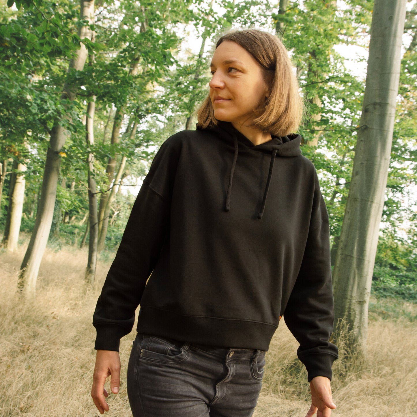 Assel Hoodie in schwarz