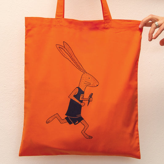 Laufhase Tasche in bright orange