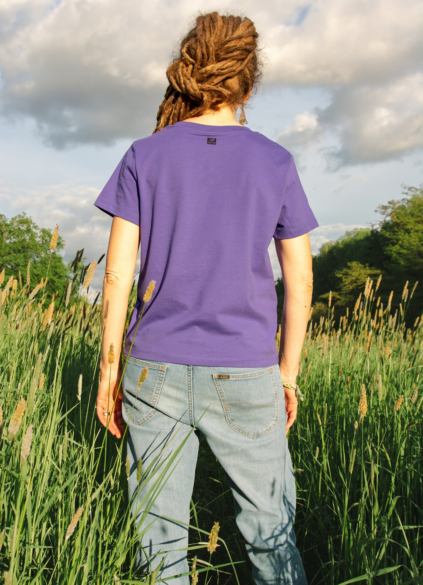 Franzi Fuchs T-Shirt in purple love XS-XXL