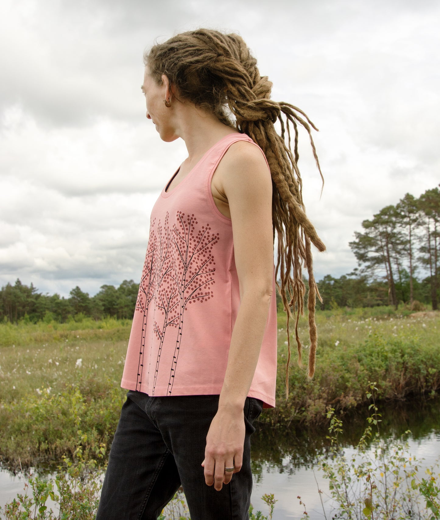 Birken Tank-Top in canyon pink XS-XL