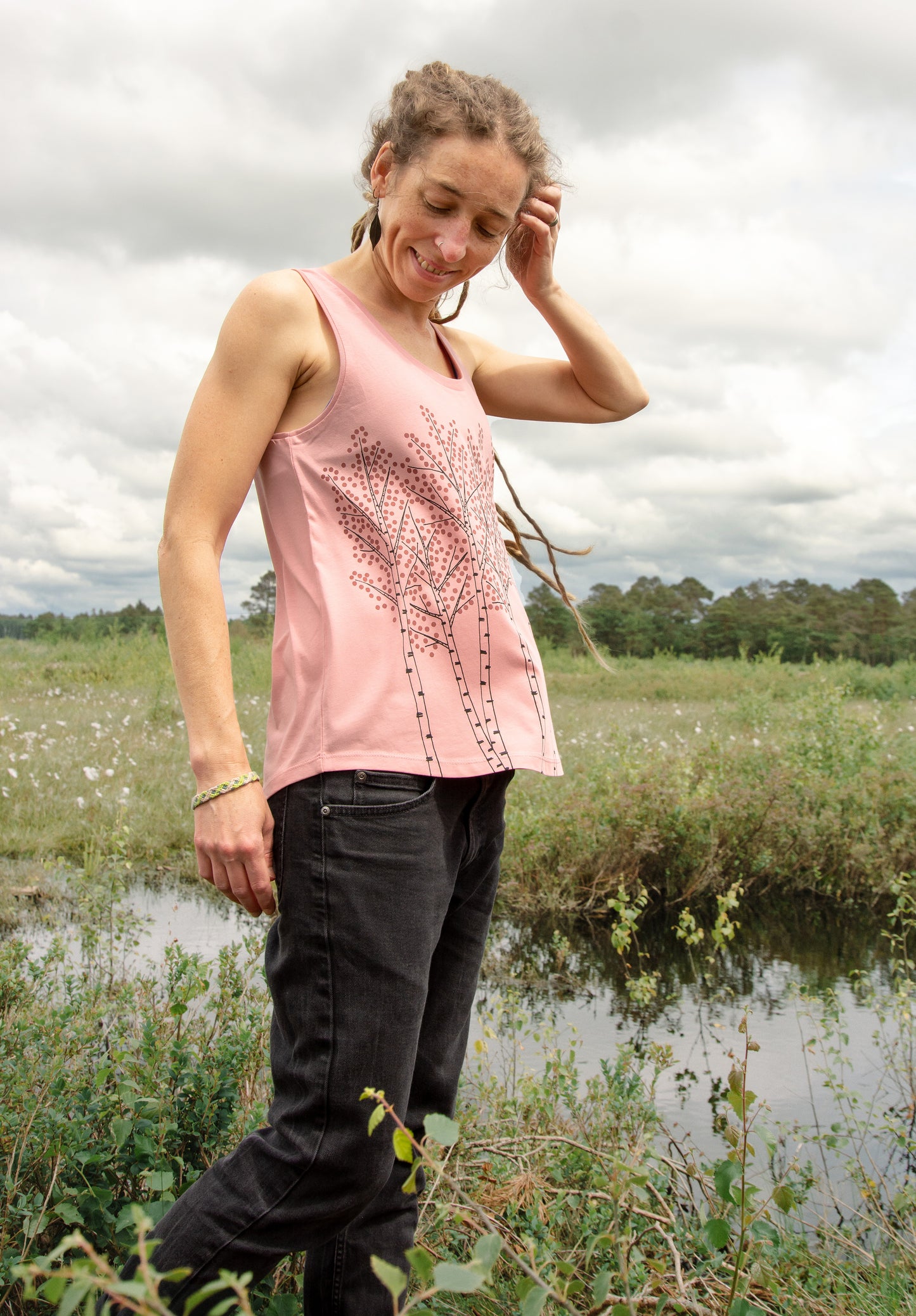 Birken Tank-Top in canyon pink XS-XL