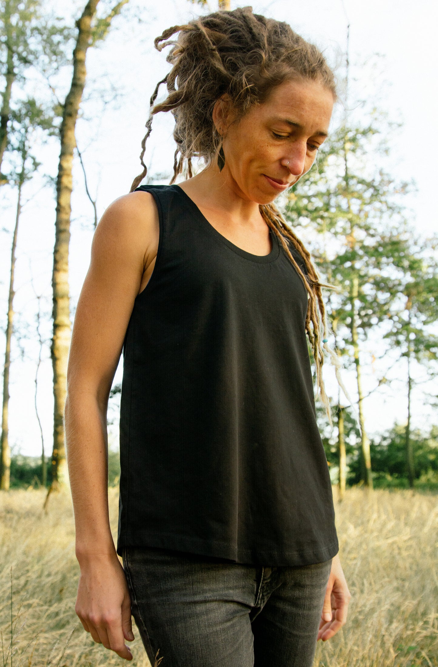 Assel Tank-Top in schwarz XS-XXL