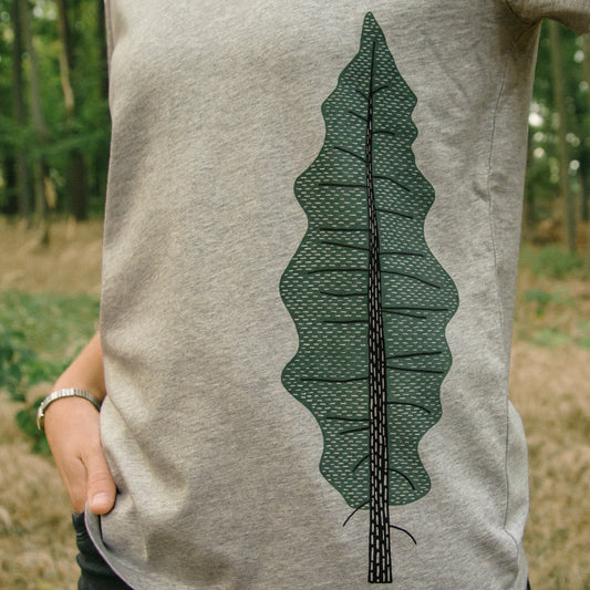 Tanne T-Shirt unisex in heather grey XS-XXL