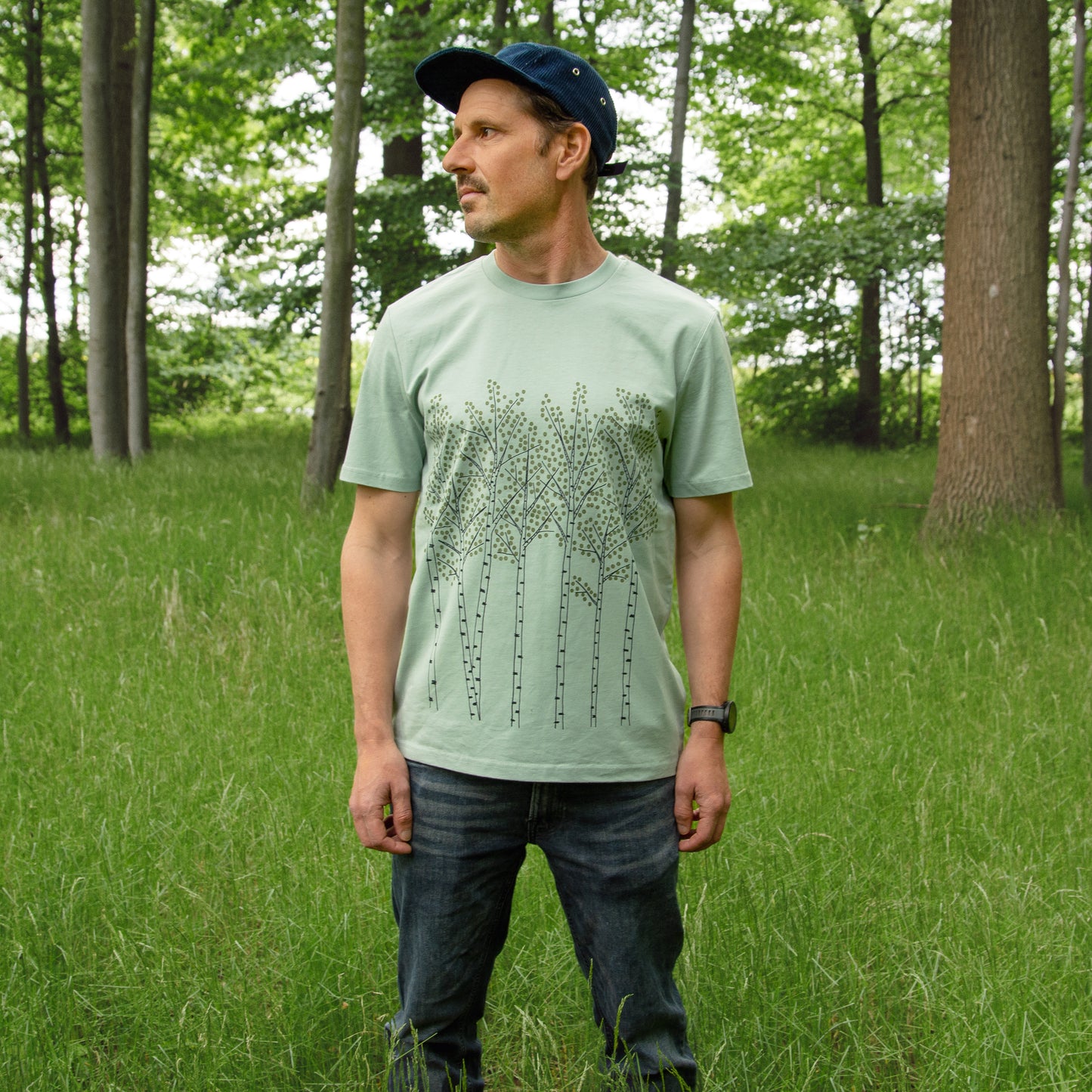 Birken T-Shirt in aloe XS-XXL