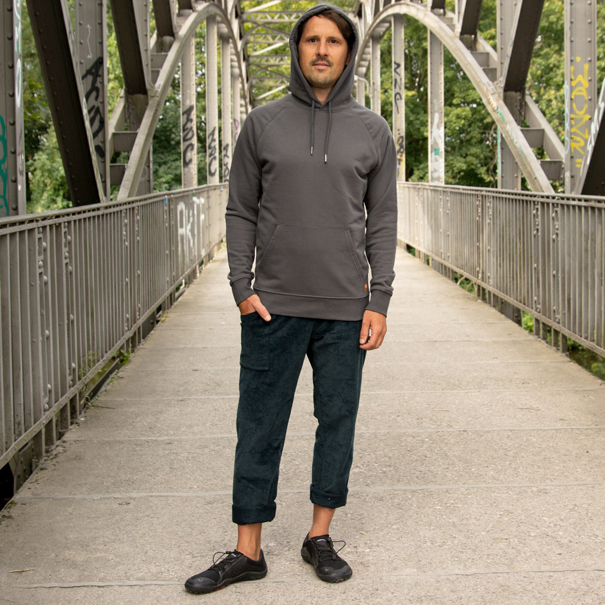 Greta Assel Hoodie in anthracite S-XL