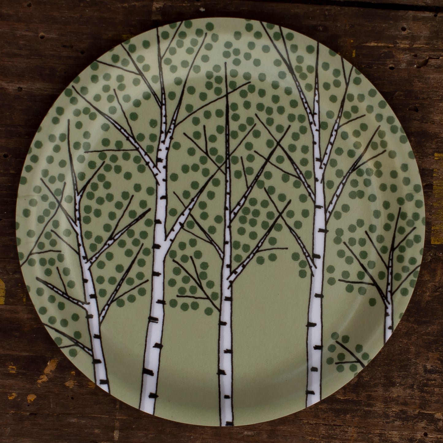 Birken, Coaster / Minitablett ⌀11cm
