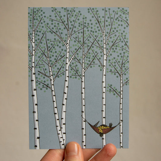 Birken Postkarte