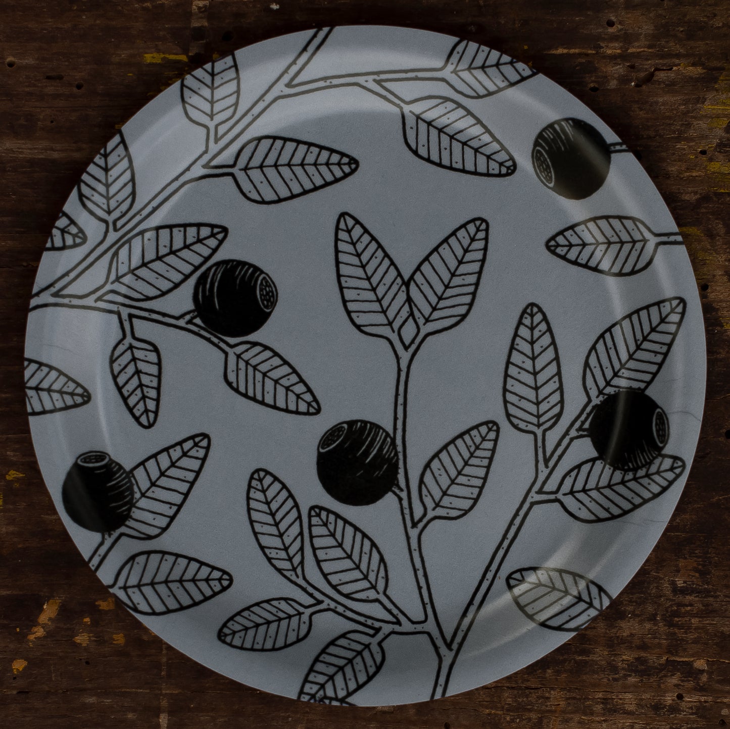 Blaubeere, Coaster / Minitablett ⌀11cm