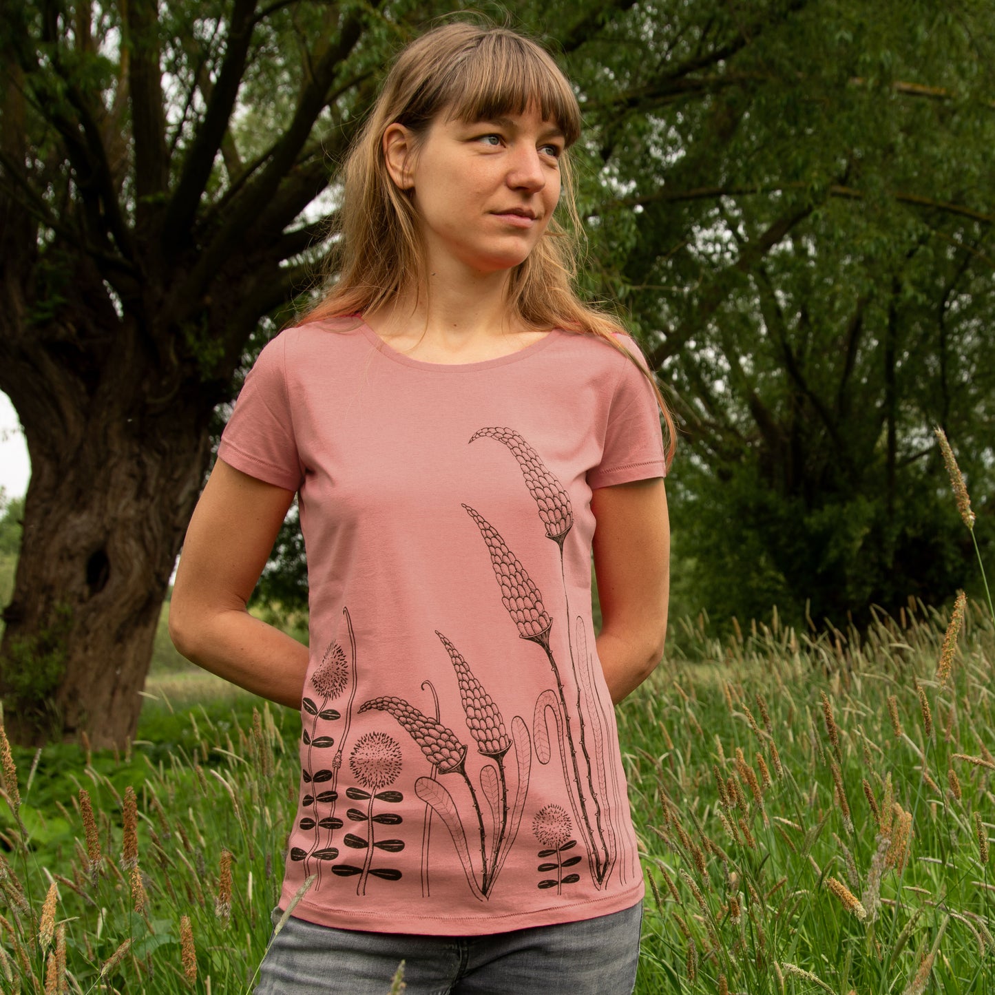 Waldwiese T-Shirt in canyon pink L