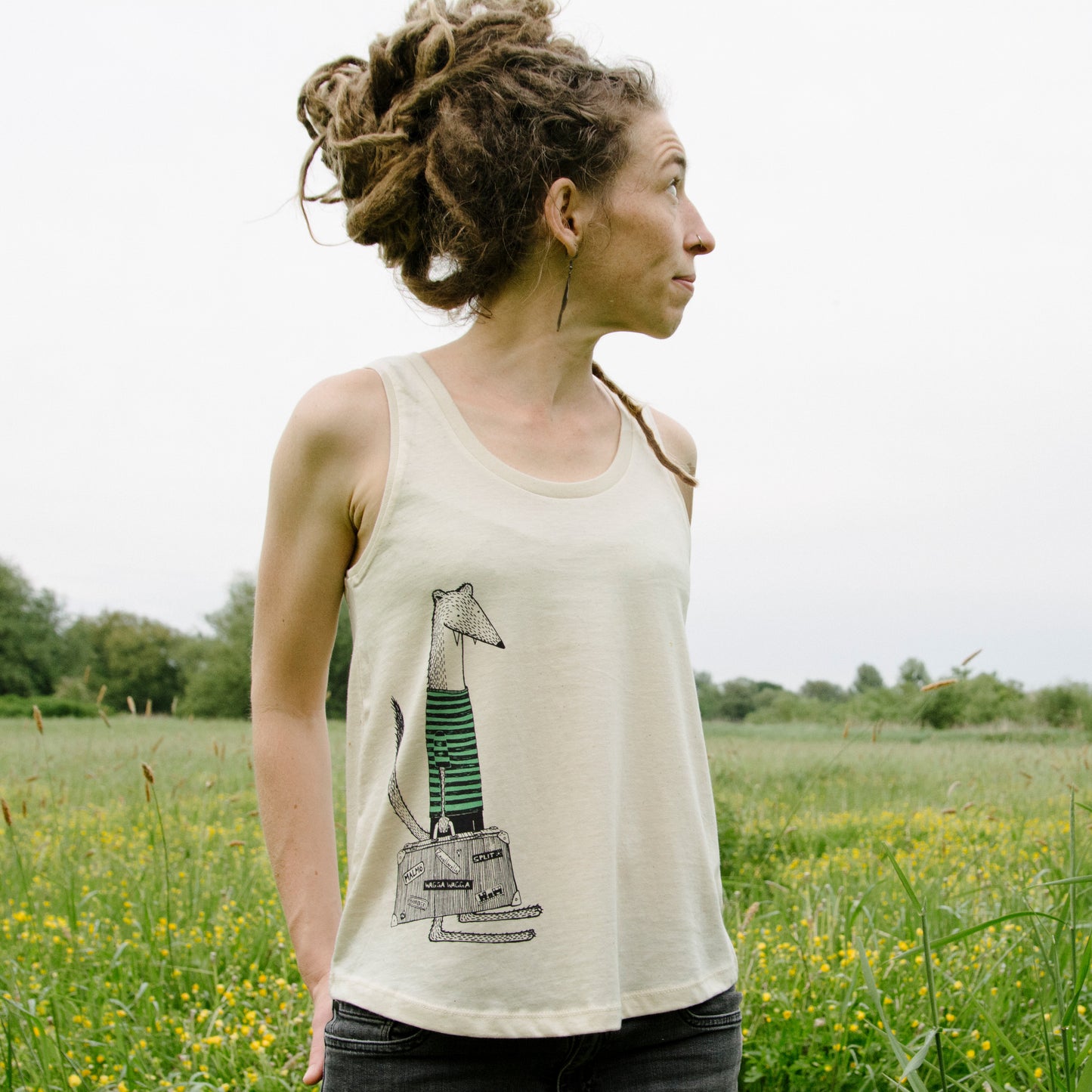 Reisewiesel Tank-Top in natural raw XS-XXL