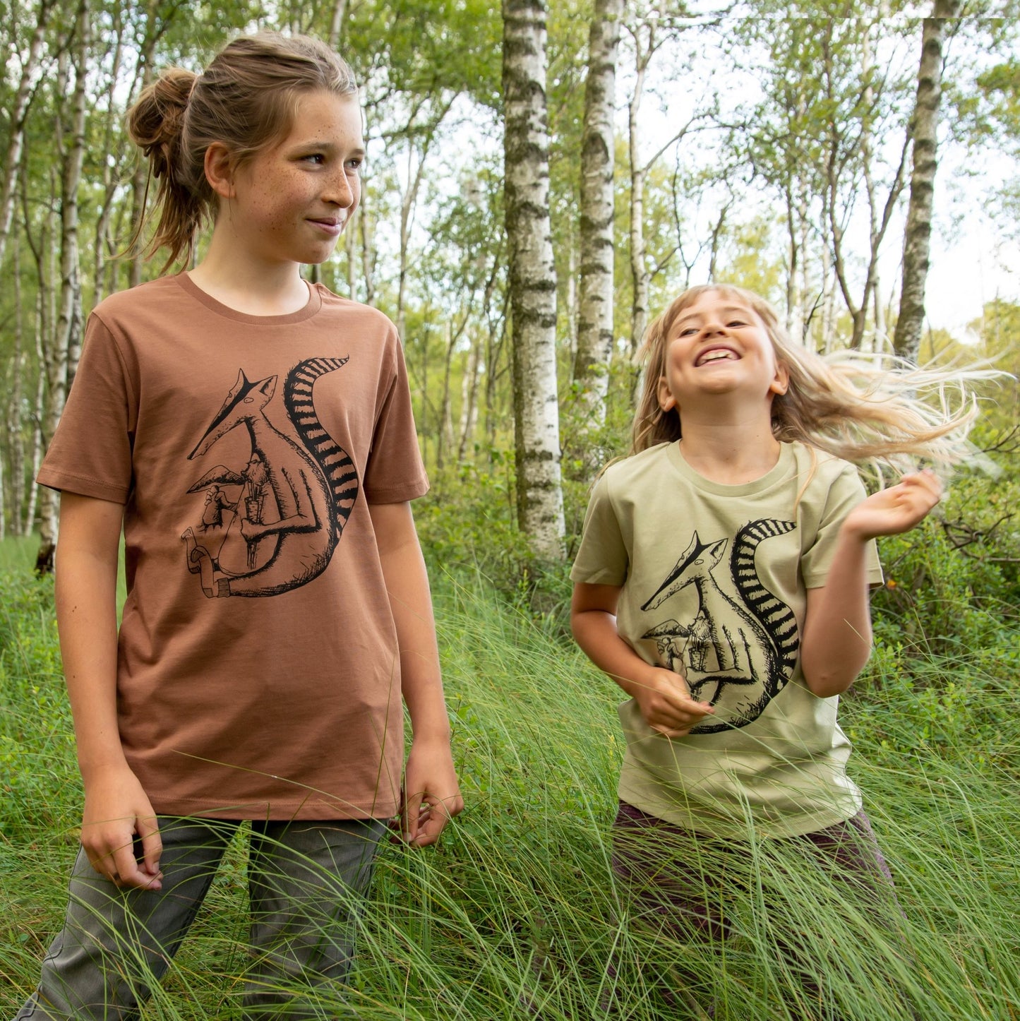 Duchs T-Shirt in caramel