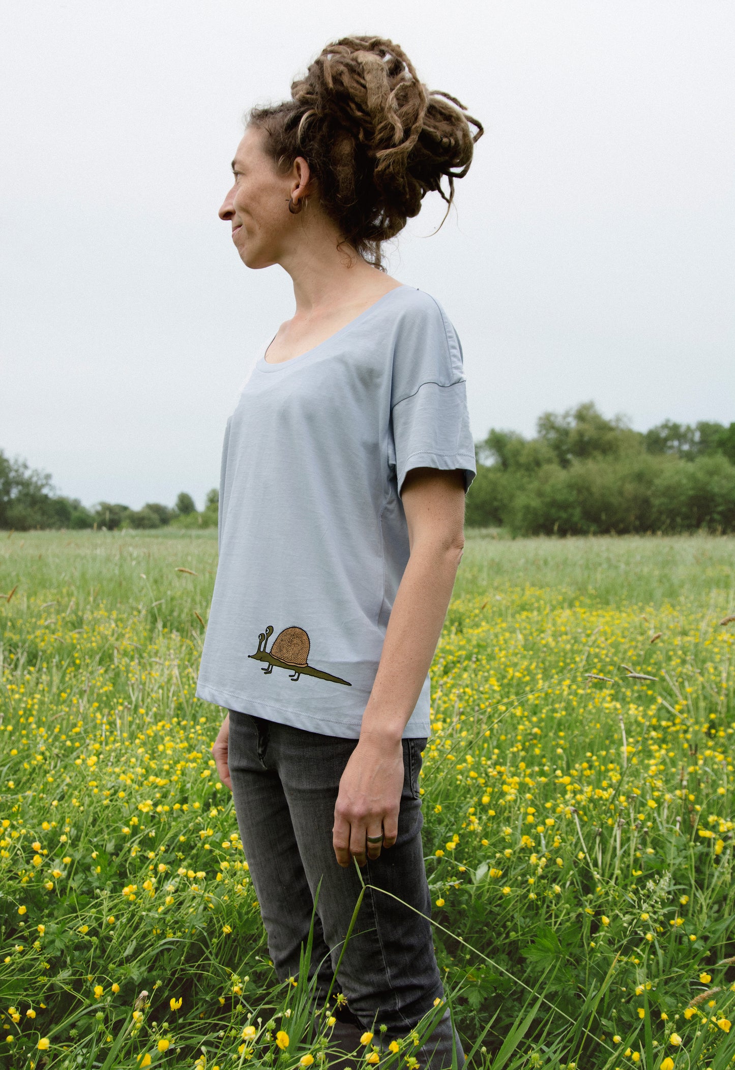 Schnigel T-Shirt in serene blue XS-XL