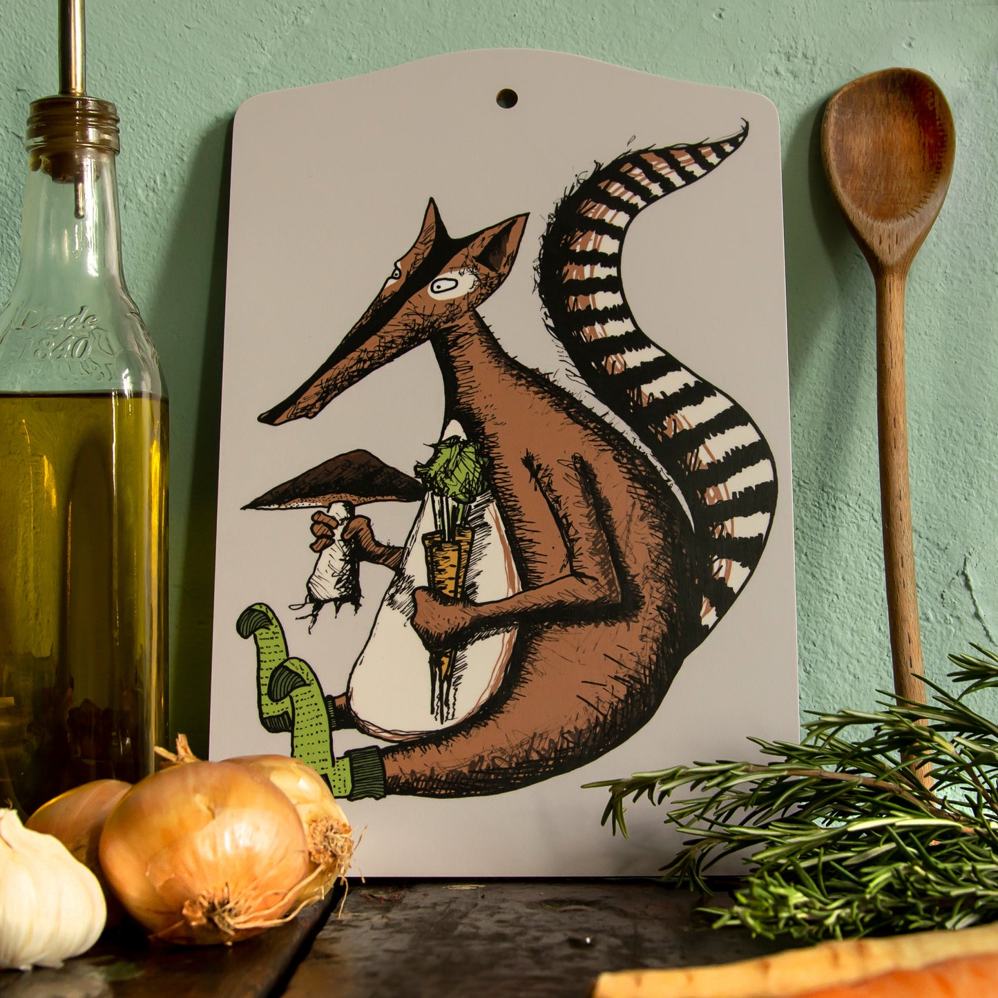 Duchs, Servierbrett 30x20cm