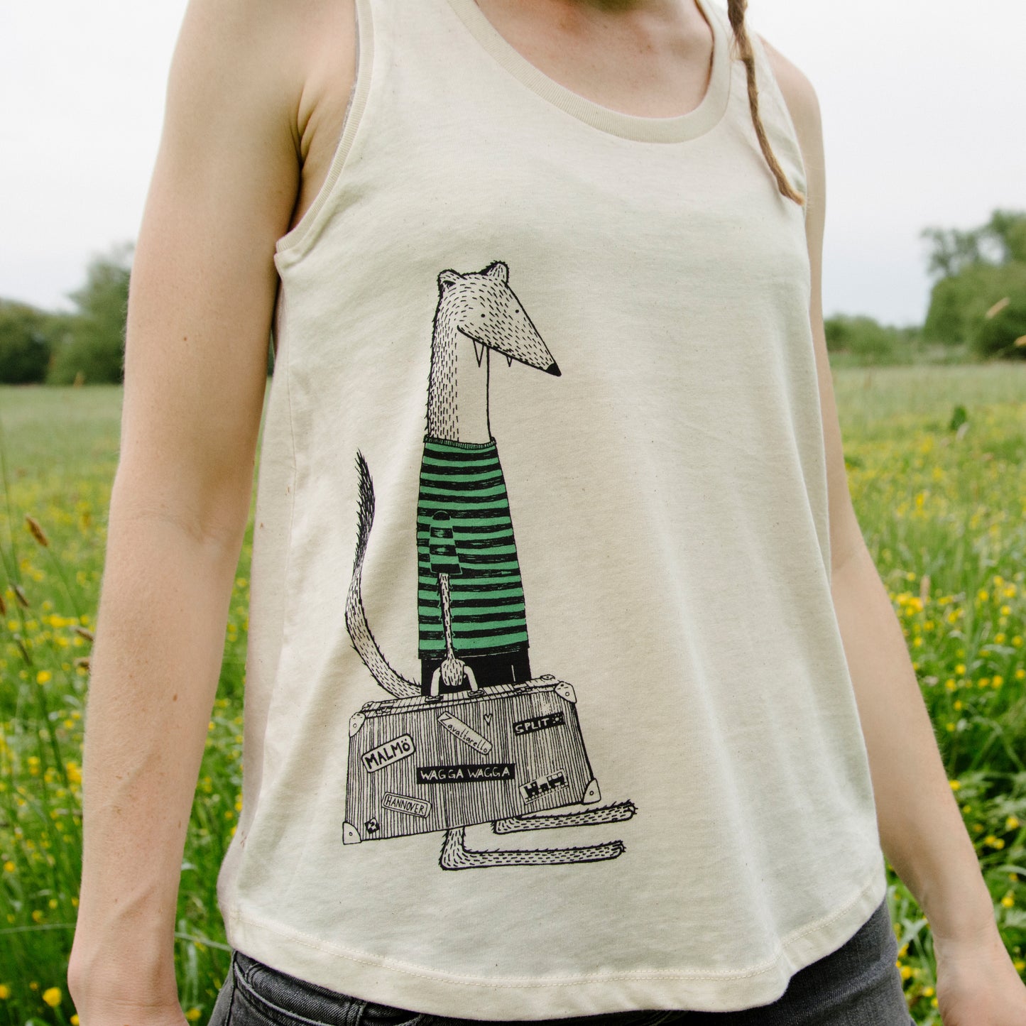 Reisewiesel Tank-Top in natural raw XS-XXL