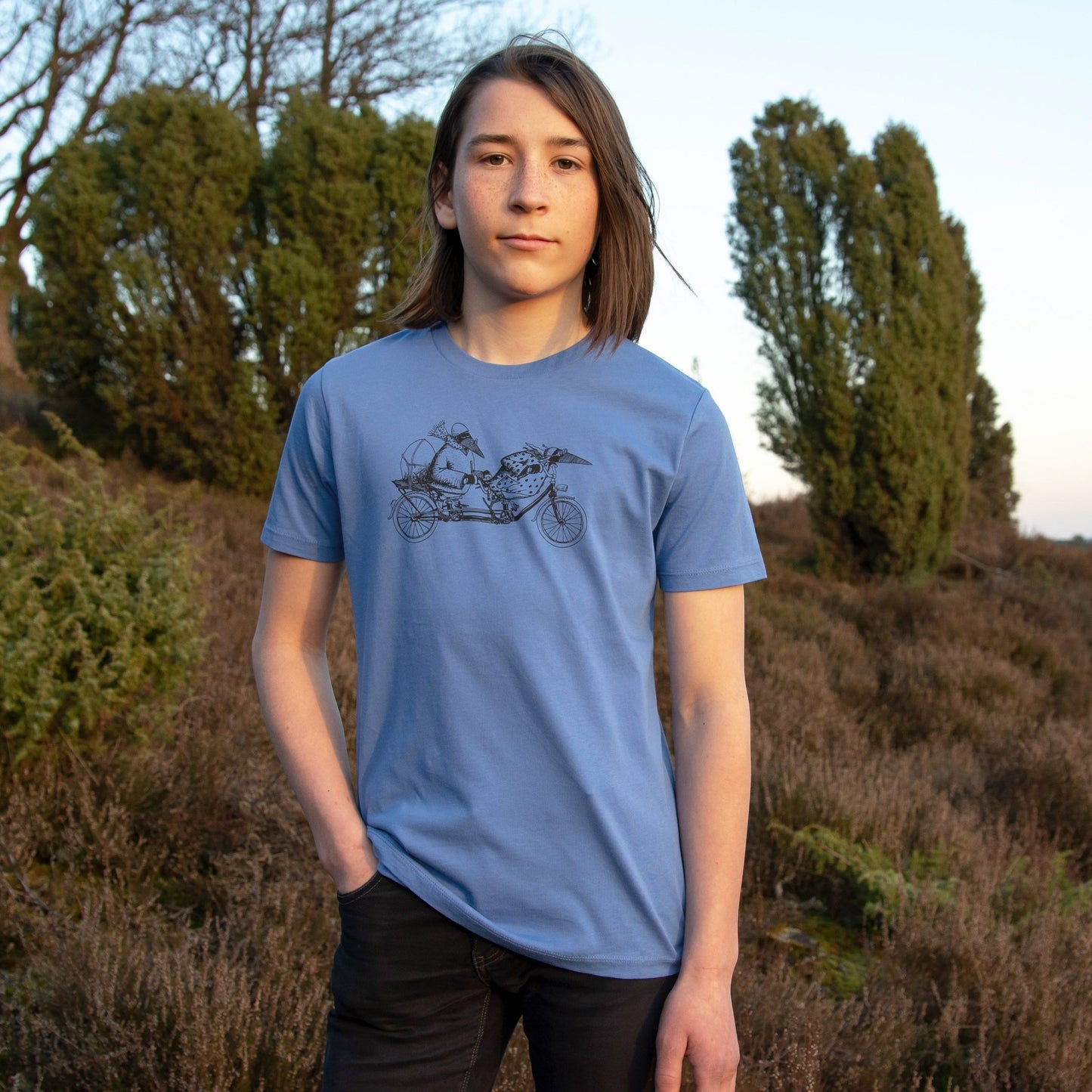 Tandem T-Shirt in bright blue