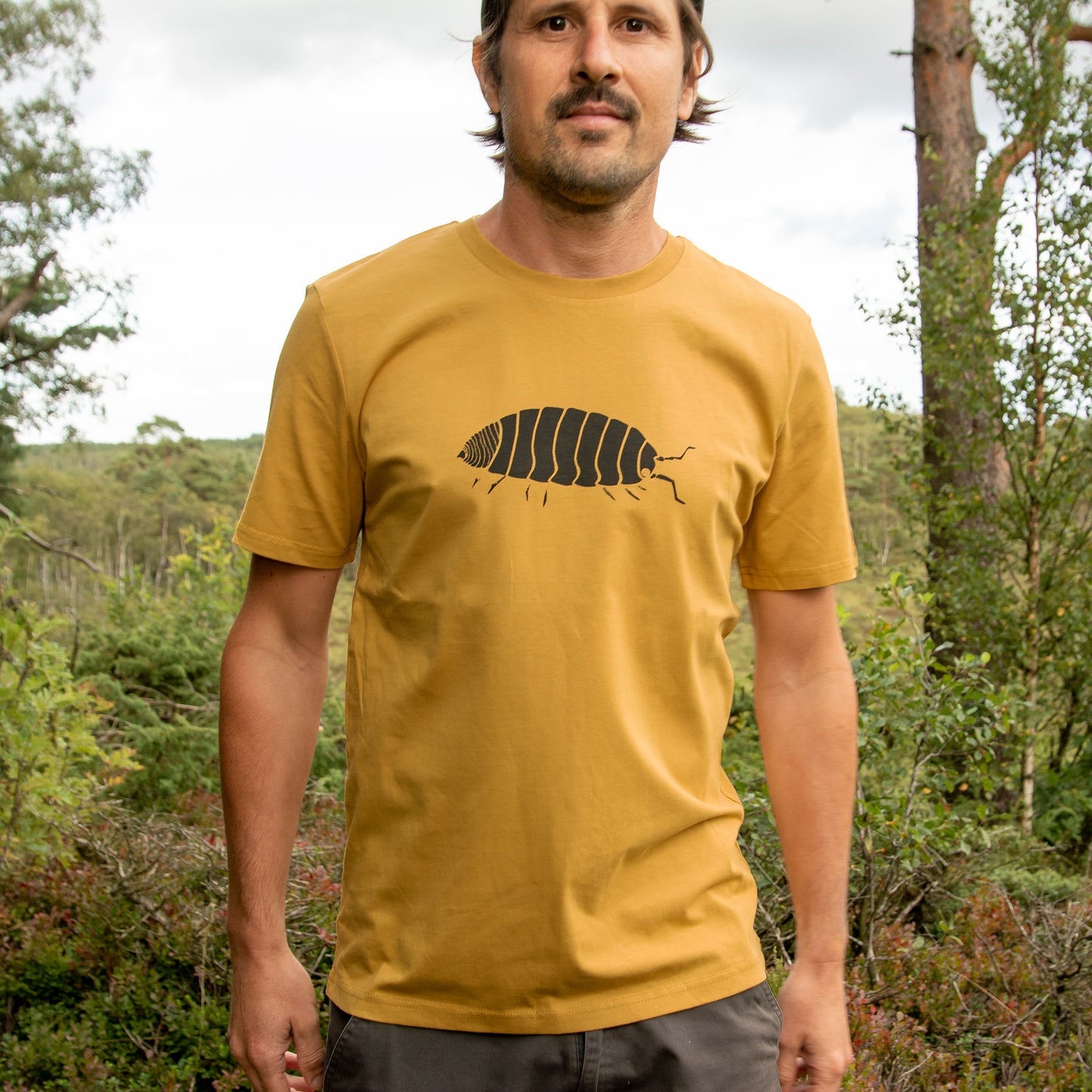 Assel T-Shirt in ochre XS-XL