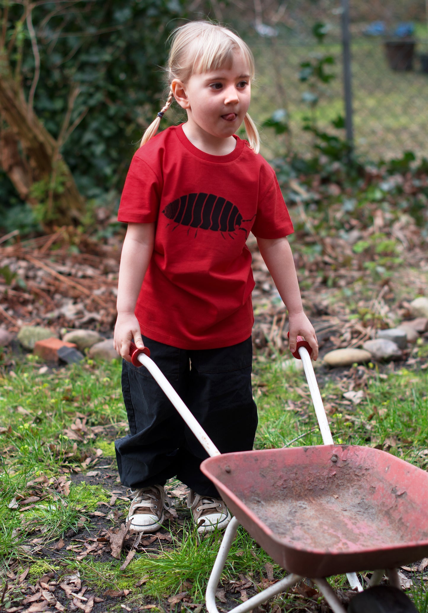 Greta Assel T-Shirt in rot 98-128