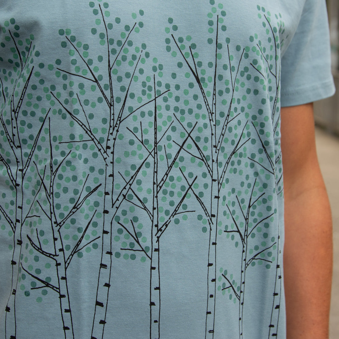Birken T-Shirt in citadel blue XS