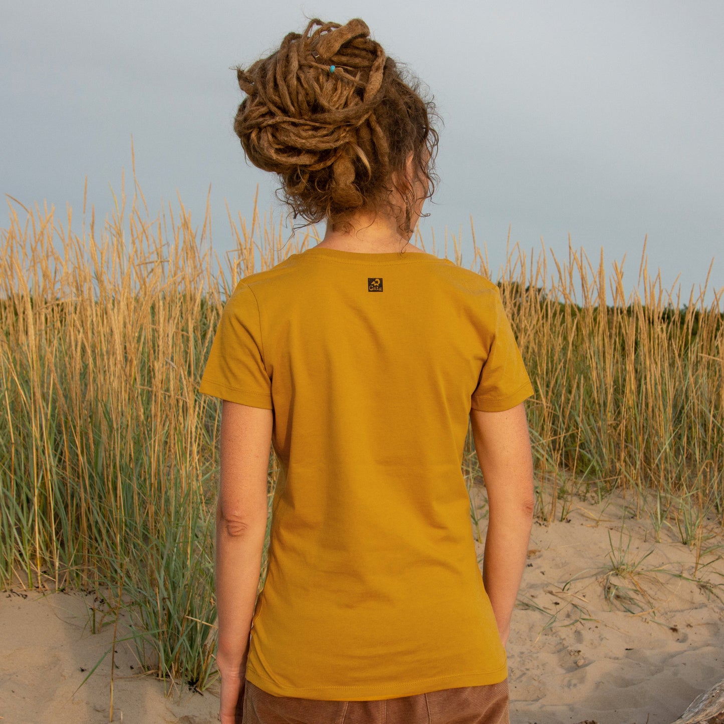 Duchs T-Shirt in ochre M, XL