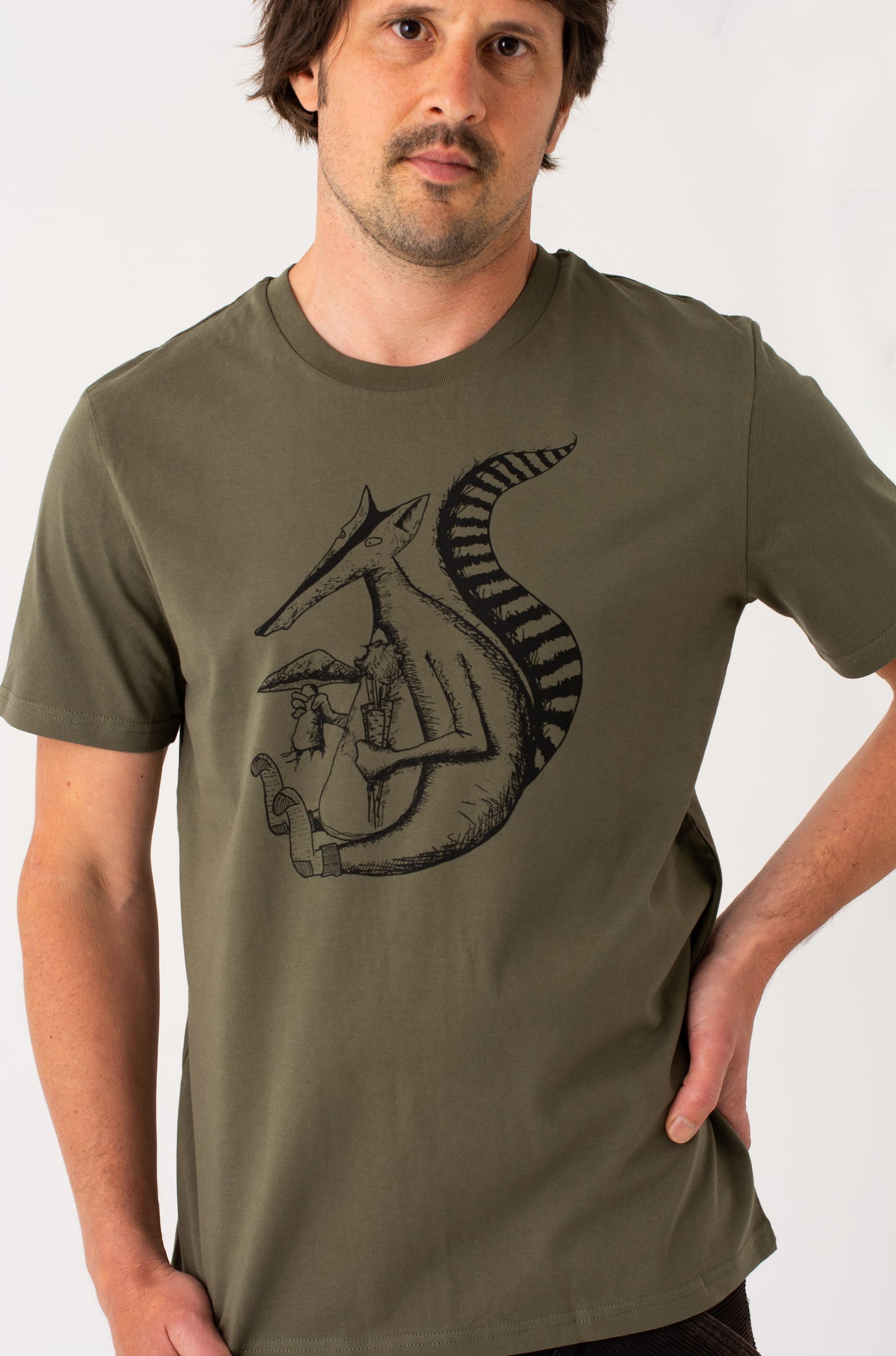 Duchs T-Shirt in khaki XS-XXL