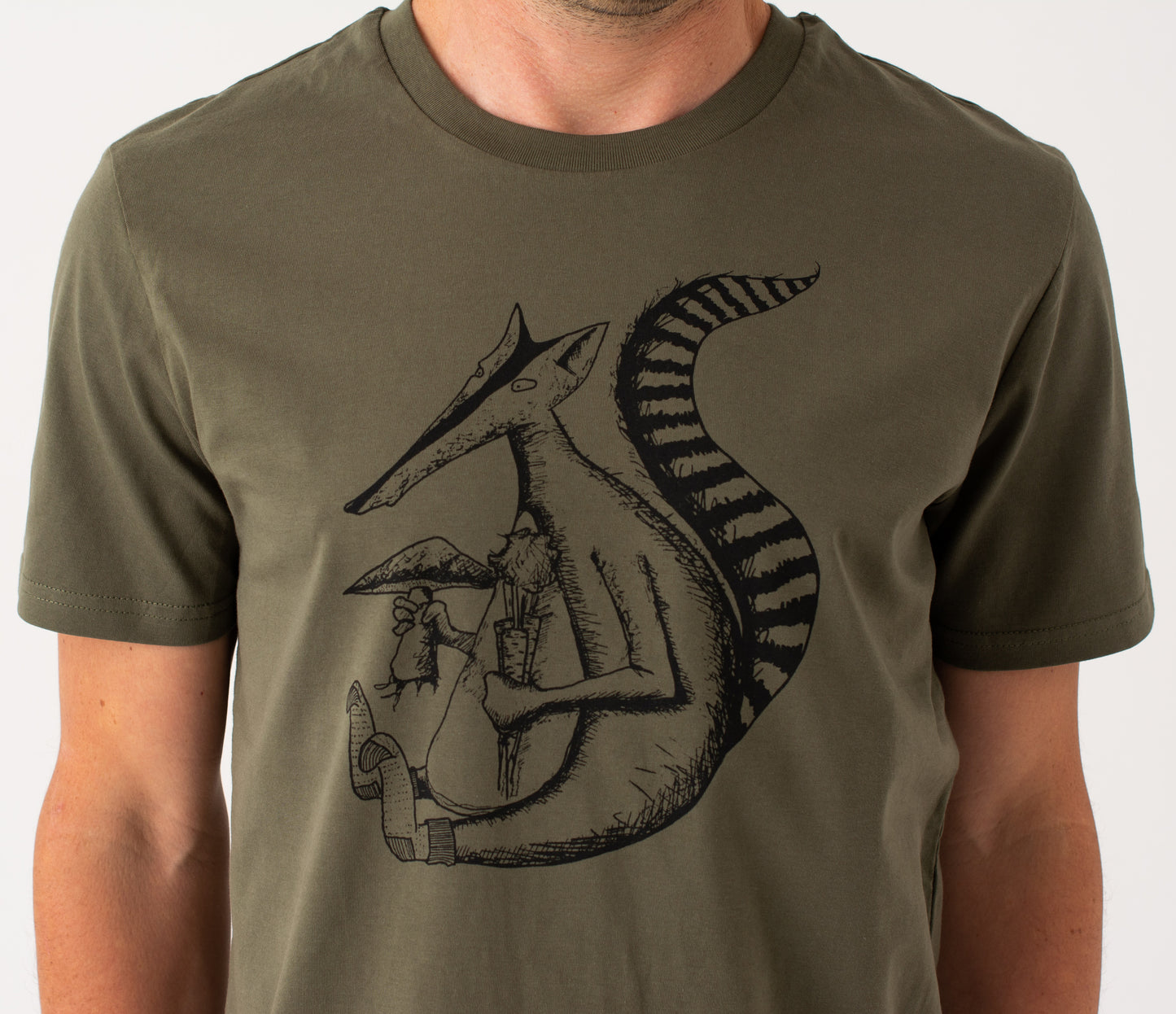 Duchs T-Shirt in khaki XS-XXL