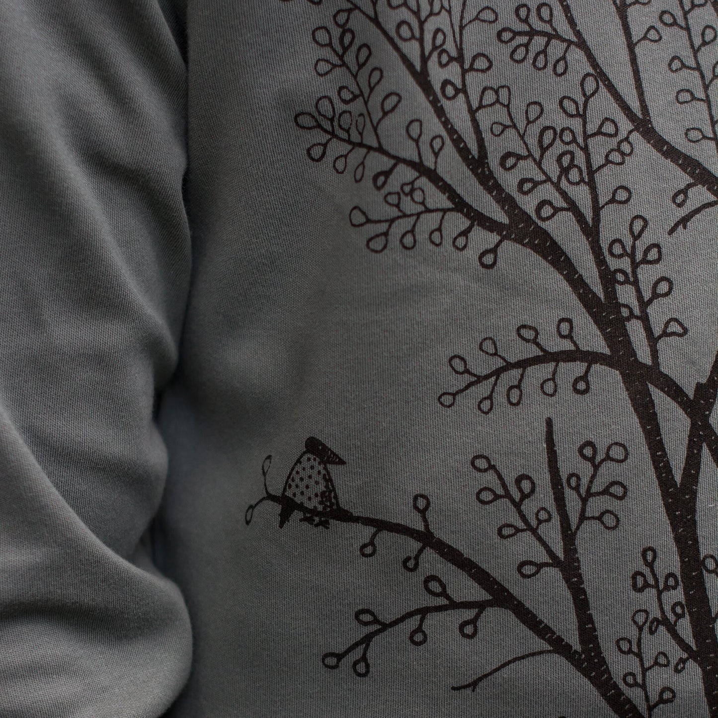 Erle mit Elster Langarmshirt in stormy weather 86-116
