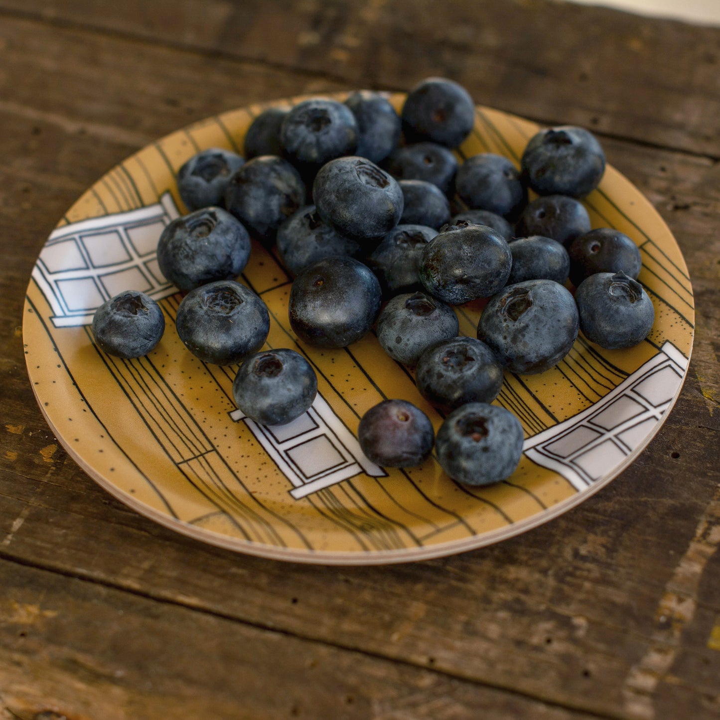 Schwedensommer, 4er Set Coaster / Minitablett ⌀11cm