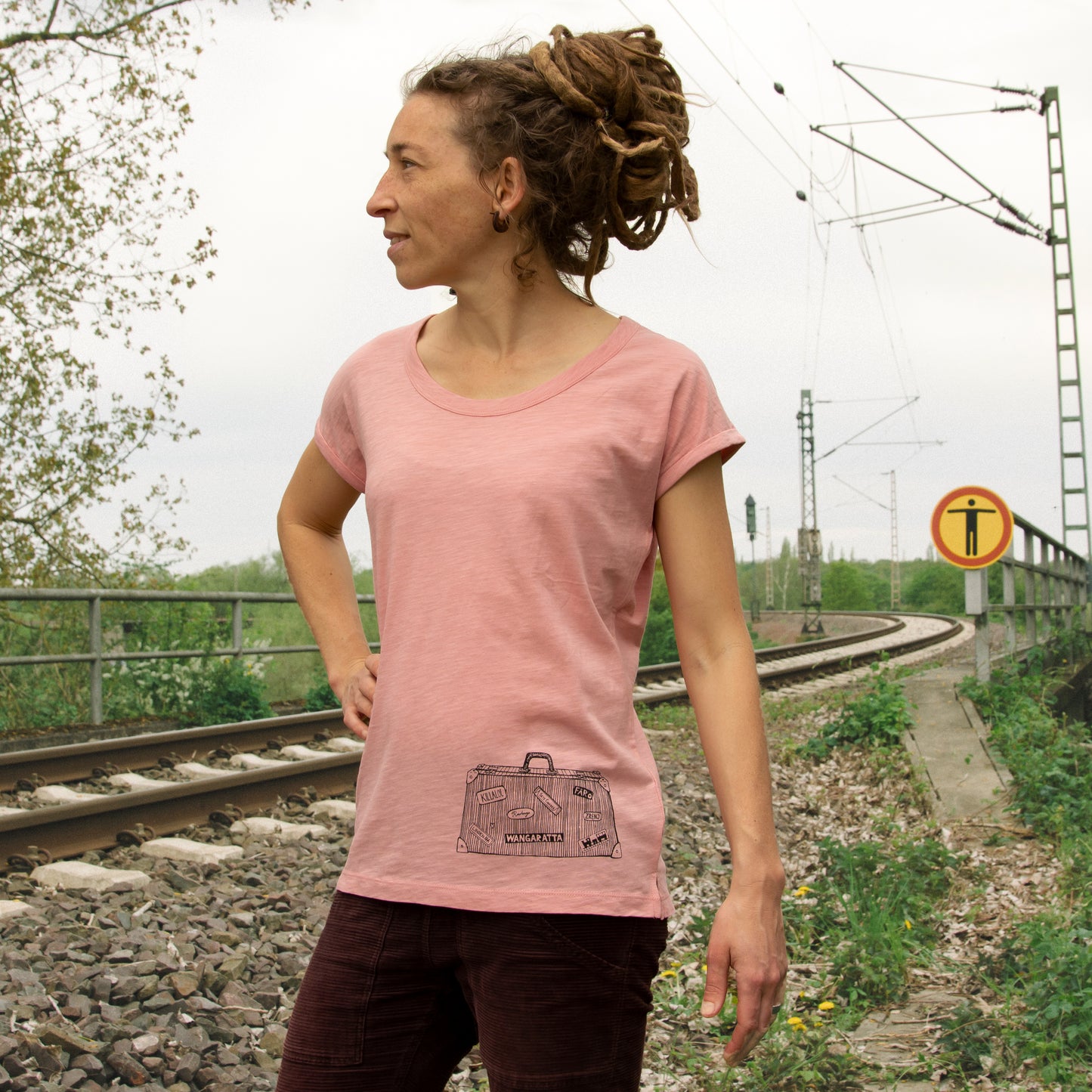 Reisekoffer T-Shirt in canyon pink XS