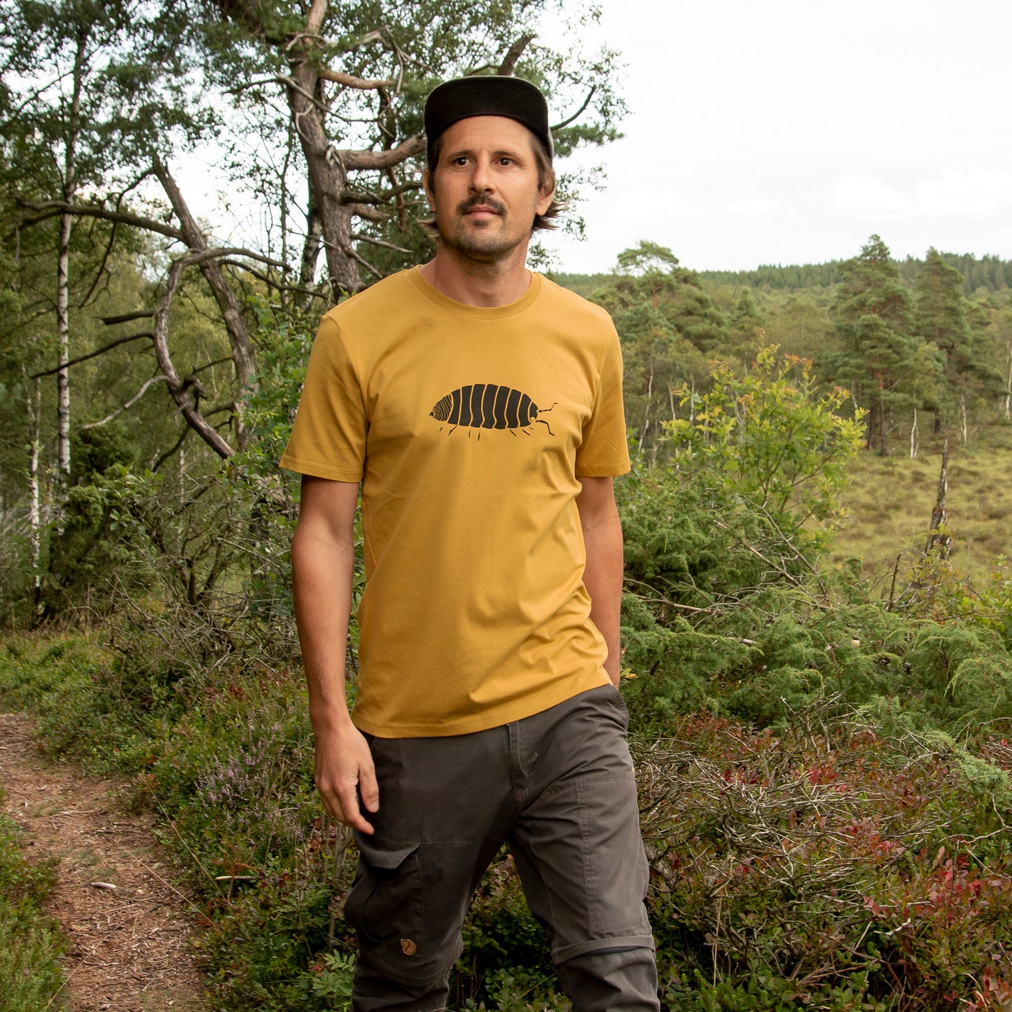 Assel T-Shirt in ochre XS-XL