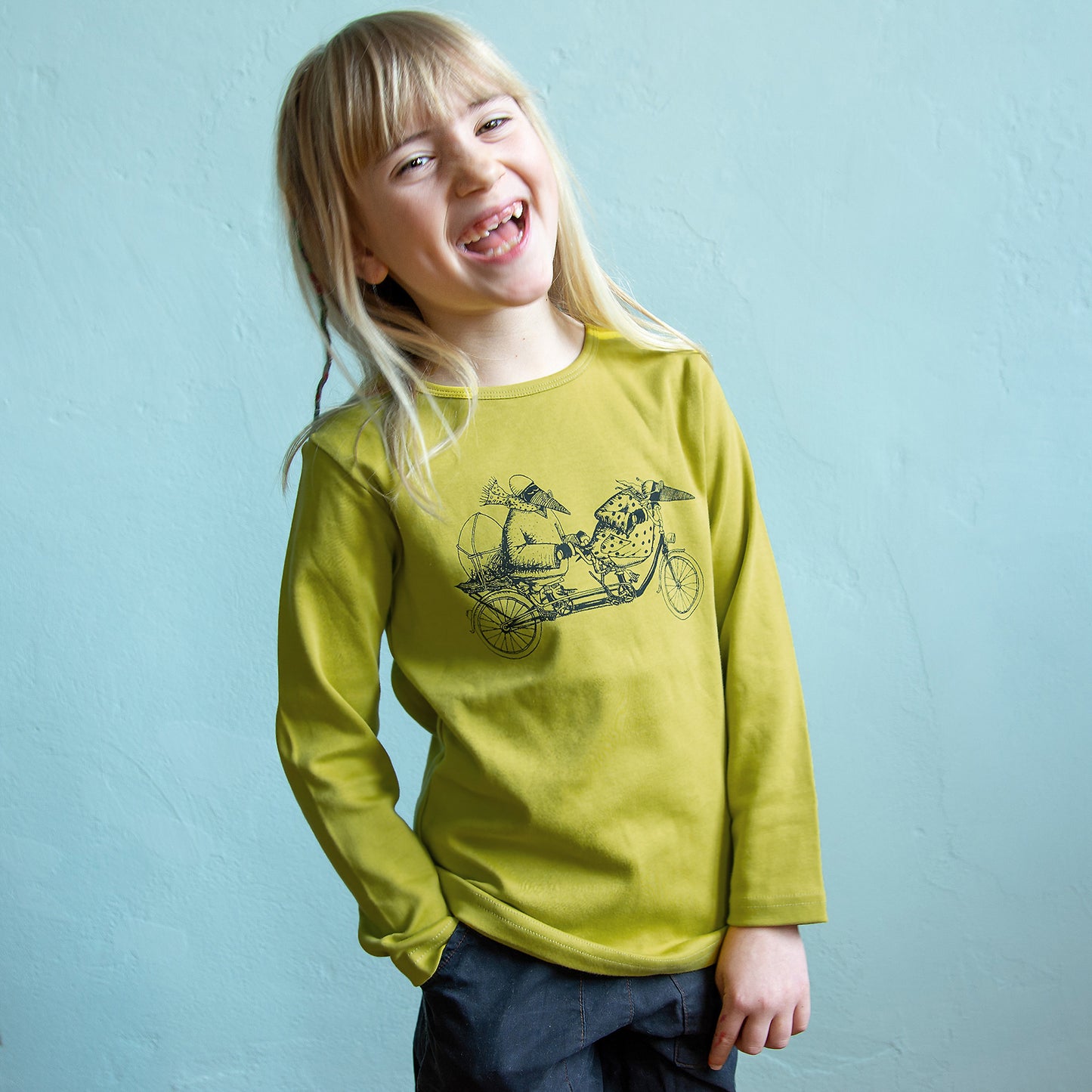 Tandem Langarmshirt in antique moss